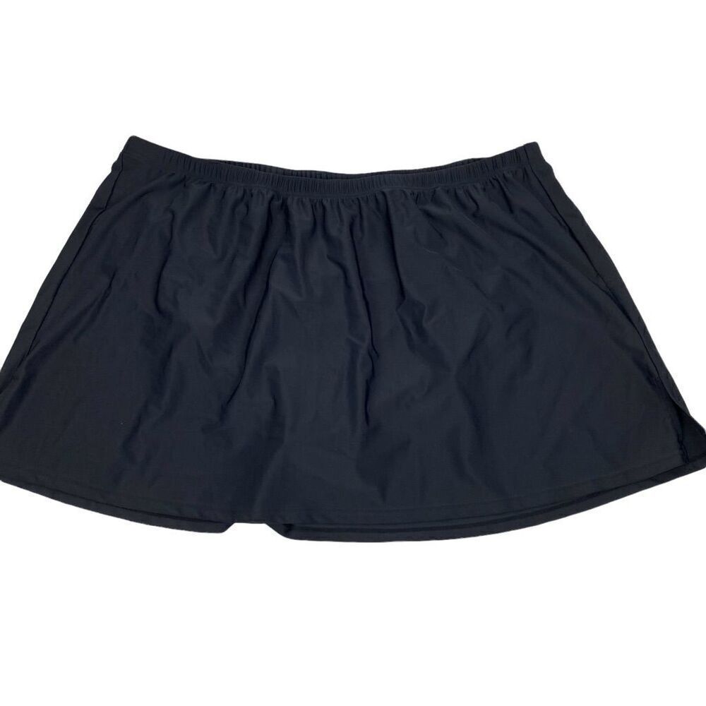 Swimsuits for All Black Swim Skirt size 24